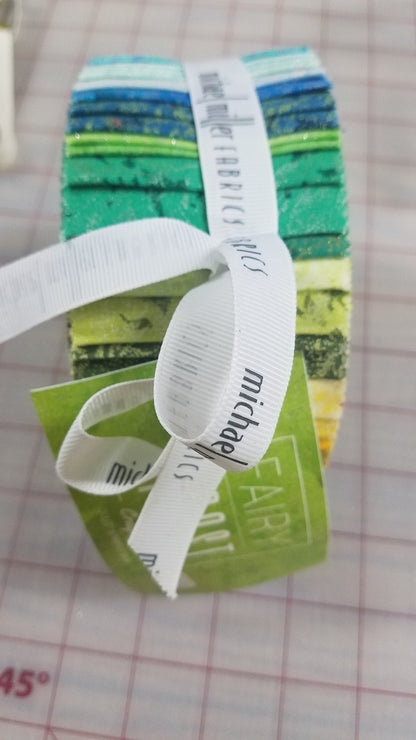 Fairy Frost Crayon Box Jelly Roll by Michael Miller, Roll-0144