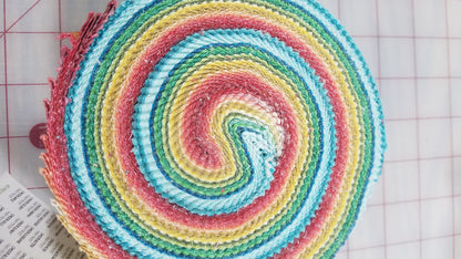 Fairy Frost Crayon Box Jelly Roll by Michael Miller, Roll-0144