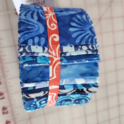 Calypso Batiks Jelly Roll by Kate Spain for Moda