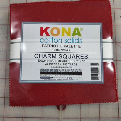 Kona Patriotic Charm Pack, CHS-729-42