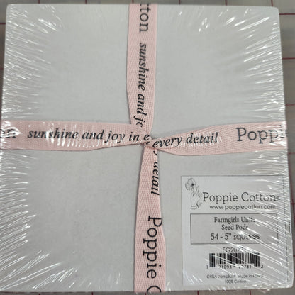 Farmgirls Unite 5"Charm Pack, Poppie Cottons