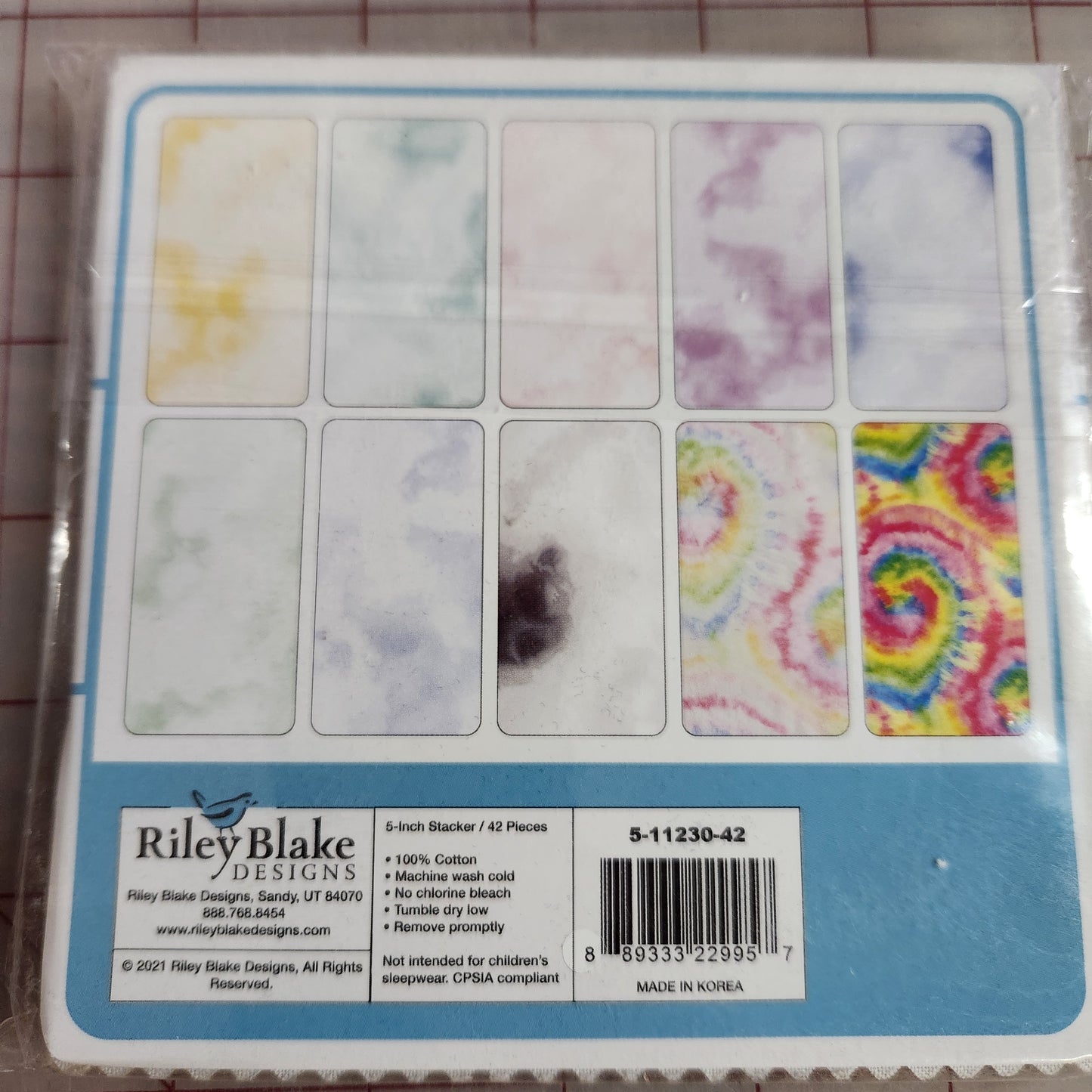 Tie Dye 5" Stacker