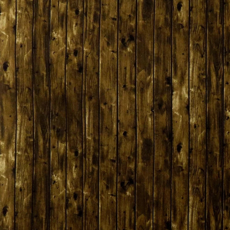 Dark Grain Wood Slats